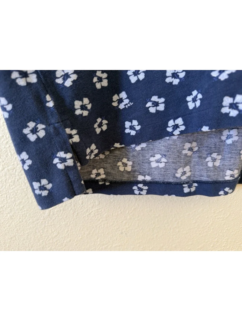 Polo Ralph Lauren Men's Aloha Hawaiian Print Polo Shirt Hibiscus 2XLT Light Navy